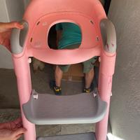 Scaletta per bambina con riduttore WC