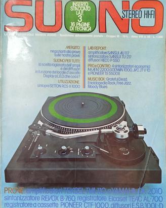 3 riviste SUONO la più autorevole rivista audio