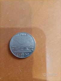 50 centesimi impero 1942