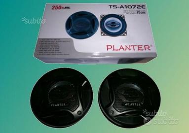 CASSE ALTOPARLANTI A 2 VIE TS A 1072 PER AUTO 250w