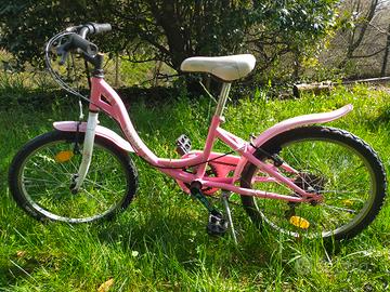 bicicletta bambina rosa con cambio 6 7 8 9 anni
