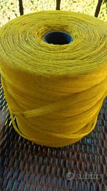 rete tubolare estrusa in plastica gialla 1000mt