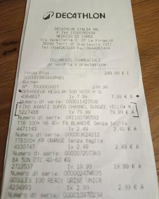 pinne da sub tg.45 nuove
