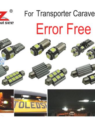 KIT 22 LAMPADE LED INTERNE PER VOLKSWAGEN VW TRANS