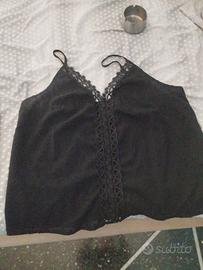 canottierina con pizzo 