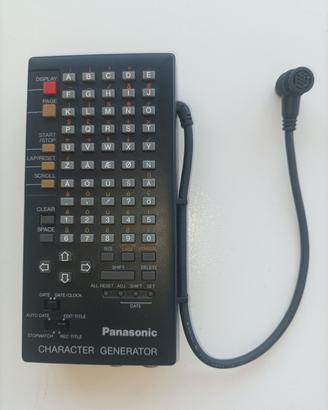 Panasonic WV-CG1E Character Generator Titolatrice