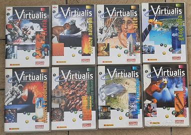 8 CD-ROM"VIRTUALIS Enciclopedia multimediale"