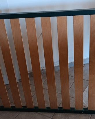 rete a doghe singola 190*90  con piedini h.30