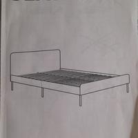 Letto ikea slattum compreso di materasso