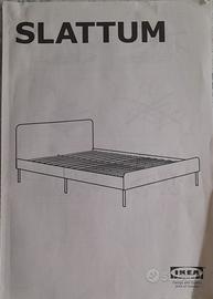 Letto ikea slattum compreso di materasso
