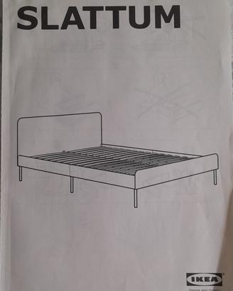 Letto ikea slattum compreso di materasso