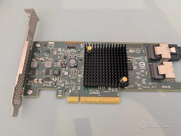 LSI HBA fino a 8 porte SAS con adattatore SATA