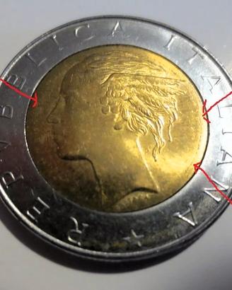 Moneta 500 Lire rara