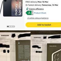 Samsung S26 ultra 512gb “SIGILLATO” + ꜱᴄᴀᴍʙɪᴏ