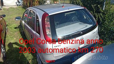 Opel Corsa benzina Km 270 automatico 