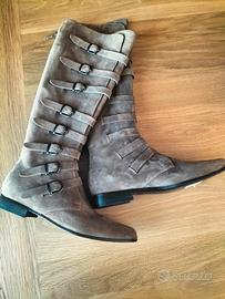 Stvali marroni scamosciati n 37 