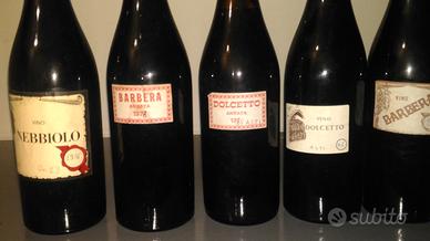 Vino d'epoca tra 1963 e 1980 (Piemontesi)