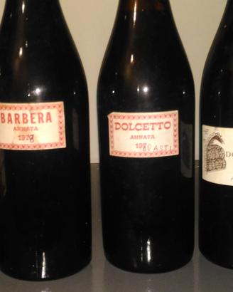 Vino d'epoca tra 1963 e 1980 (Piemontesi)