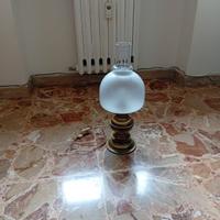 lampada in vetro satinato 