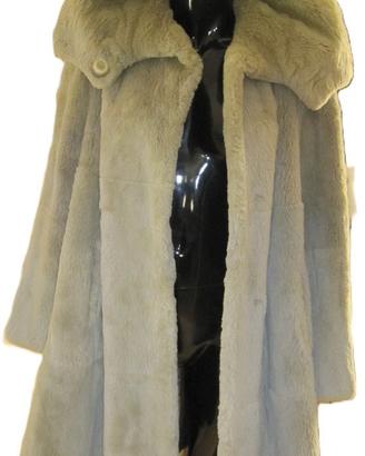 Cappotto Donna Vera Pelliccia Lapin