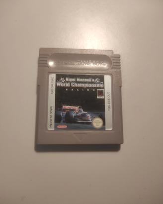 game boy Nigel Mansell's World Championship Racing