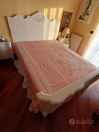 Copriletto rosa matrimoniale vintage 