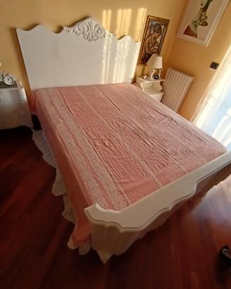 Copriletto rosa matrimoniale vintage 