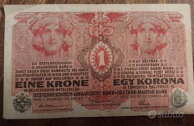 1 CORONA IMPERO AUSTRO-UNGARICA DD.1916