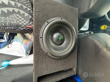 Subwoofer 32cm 3800WATT Hollywood 3k + 2 Batterie