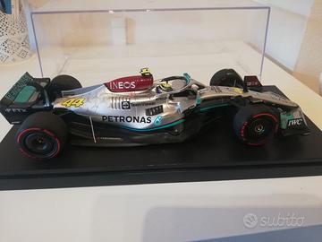 Modello Mercedes F1 di Russell