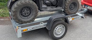 rimorchio  per 3 moto o quad 750kg nuovissimo