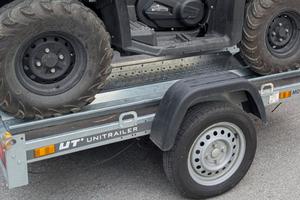 rimorchio  per 3 moto o quad 750kg nuovissimo
