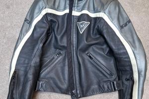 Giacca moto in pelle Dainese taglia 42