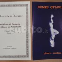 Scultura argento ERMES OTTAVIANI IL SOGNO DI TANIA