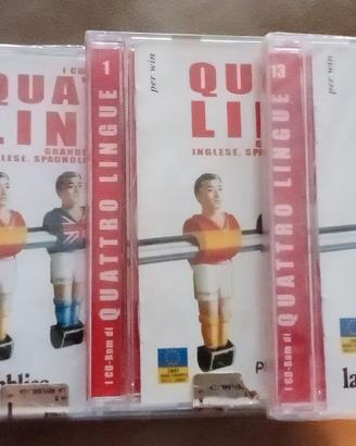 4 CD Rom - N° 1 - 4 - 5 - 13 Quattro lingue -