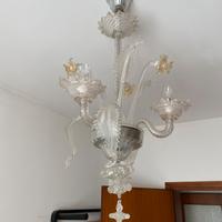 Lampadario vetro di Murano
