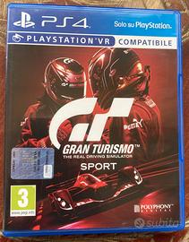 GT SPORT PS4 VIDEOGIOCO GRAN TURISMO TALIANO