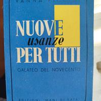 LIBRO GALATEO DI VANNA PICCINI 1938