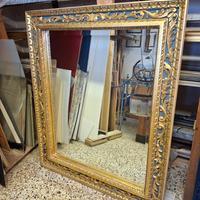 specchio con cornice oro  zecchino
