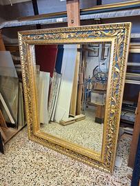 specchio con cornice oro  zecchino