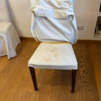 4 sedie calligaris in legno