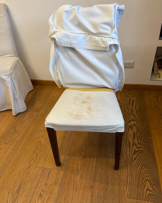 4 sedie calligaris in legno