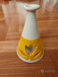 Portacandela ceramica artigianale Ariano Irpino