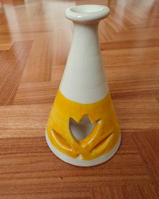 Portacandela ceramica artigianale Ariano Irpino