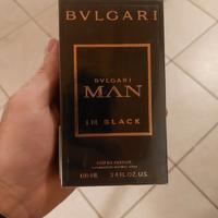 Profumo man in black bulgari