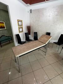 Lettino fisso regolabile