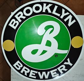 Insegna in metallo Brooklyn Brewery 49cm