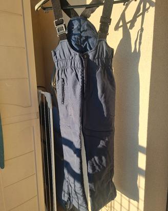 pantaloni da sci bambino 7/8 anni