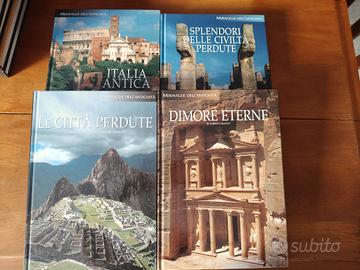n.4 volumi "Meraviglie dell'antichità"