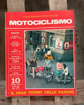 Motociclismo rvista fine 1970